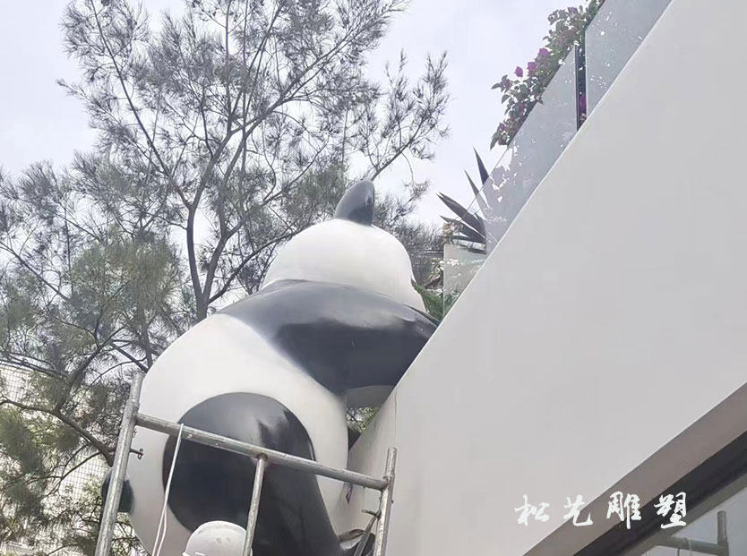 广元玻璃钢卡通熊猫