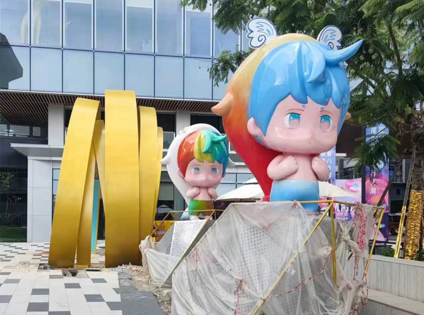 绵阳玻璃钢美陈雕塑厂家