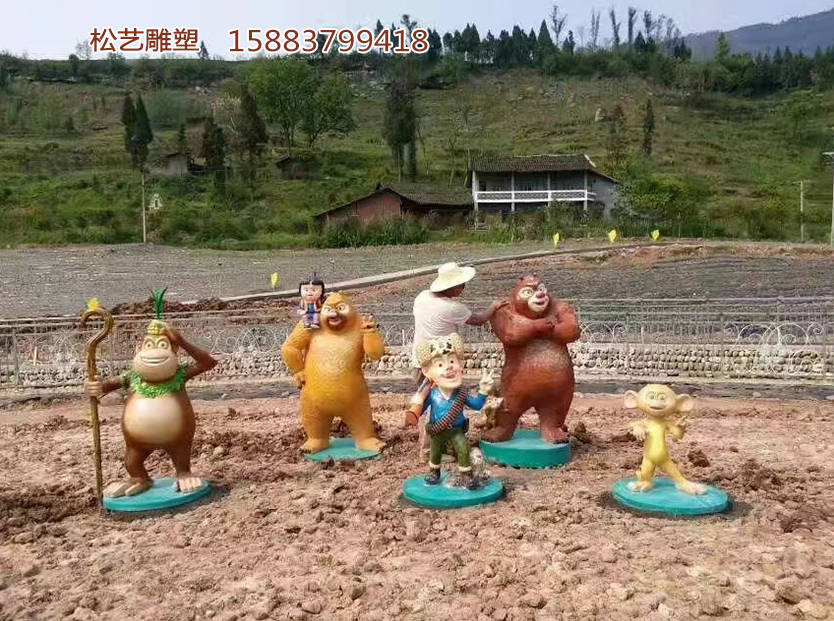 玻璃钢动物雕塑