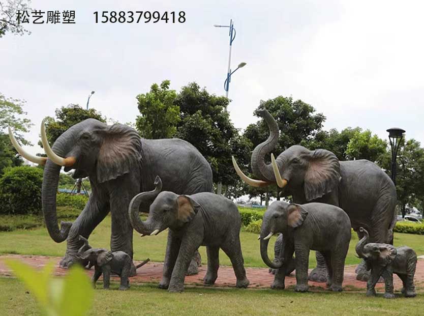  玻璃钢动物雕塑