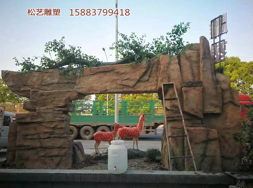 玻璃钢鹿子雕塑
